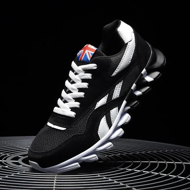 Herren-Fitness-Sneaker mit dicker Sohle