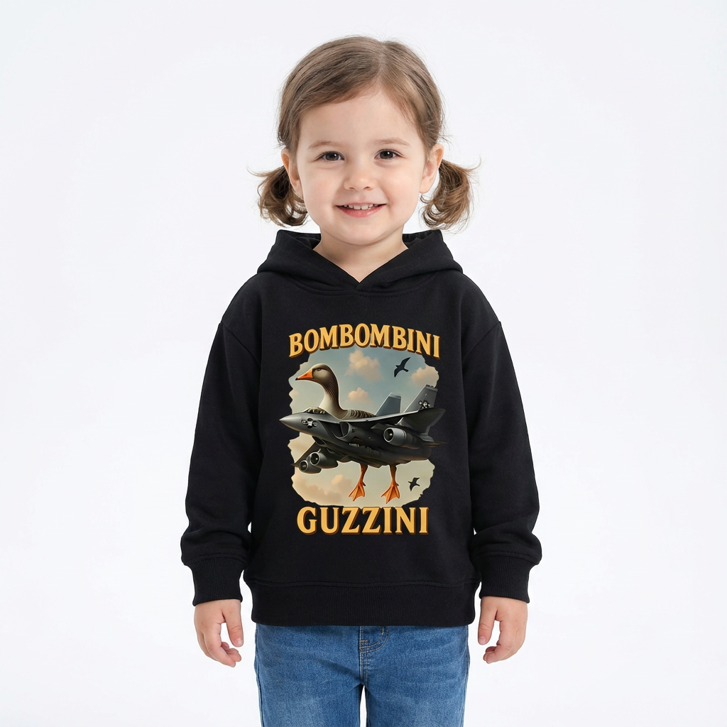 Sweatshirt Meme Viral Italian Brainrot Tendência Idades 3–14