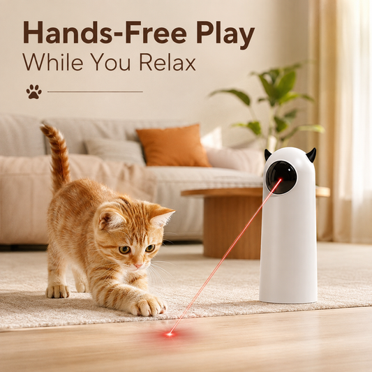 Interactive LED Laser Cat Toy – Handheld Pet Teaser