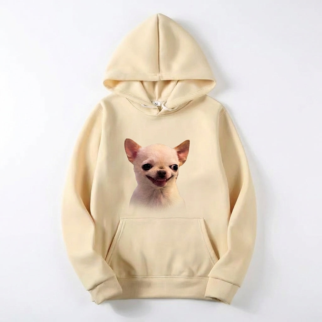 Chihuahua Meme King Sweatshirt for Adults