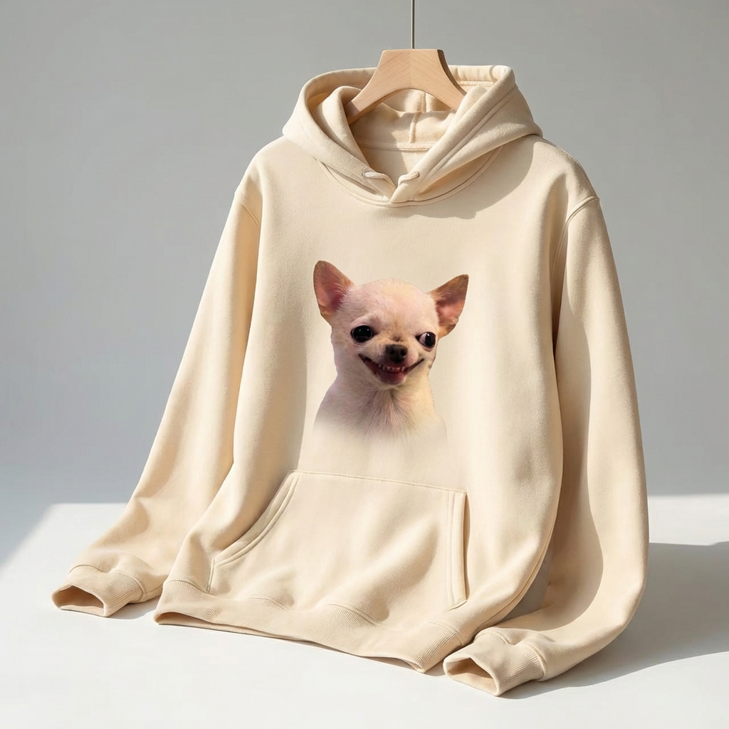 Chihuahua Meme King Sweatshirt for Adults