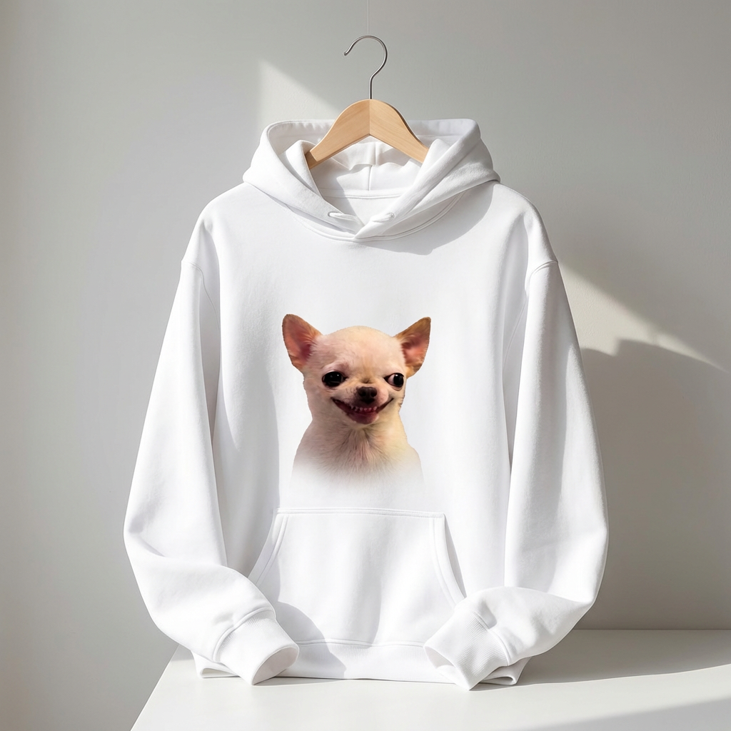 Chihuahua Meme King Sweatshirt for Adults