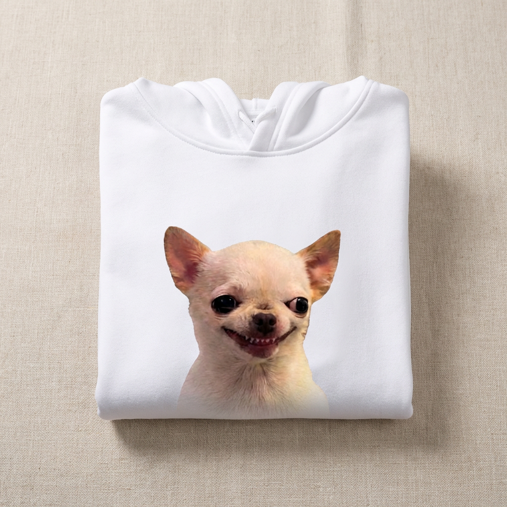 Chihuahua Meme King Sweatshirt for Adults
