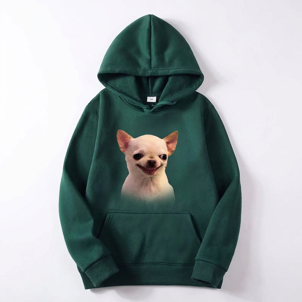 Chihuahua Meme King Sweatshirt for Adults
