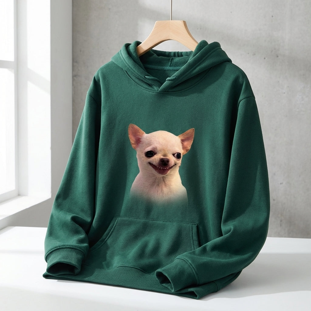 Chihuahua Meme King Sweatshirt for Adults