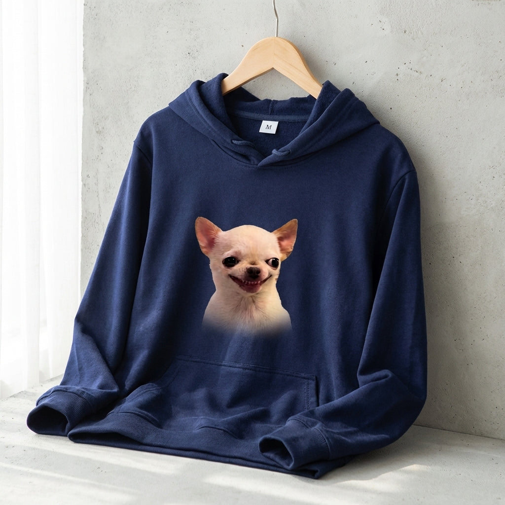 Chihuahua Meme King Sweatshirt for Adults