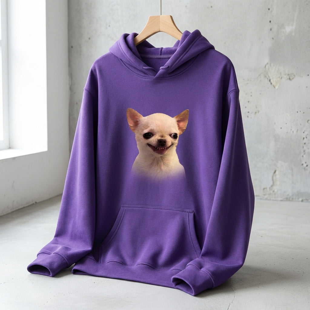 Chihuahua Meme King Sweatshirt for Adults