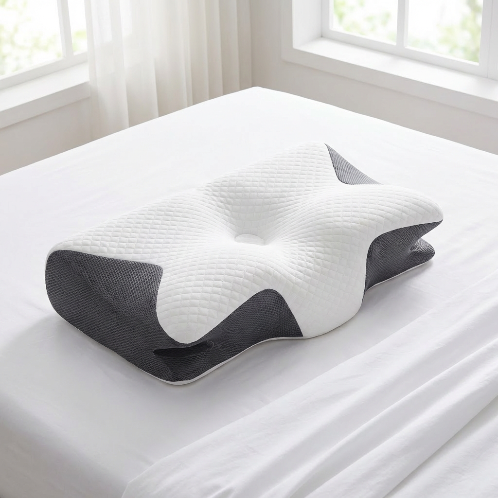 ErgoHorn™ Neck Support Pillow – Contoured Comfort for Side