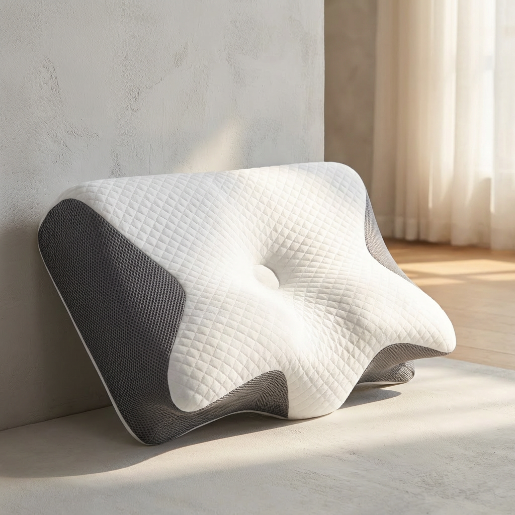 ErgoHorn™ Neck Support Pillow – Contoured Comfort for Side