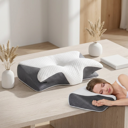 ErgoHorn™ Neck Support Pillow – Contoured Comfort for Side