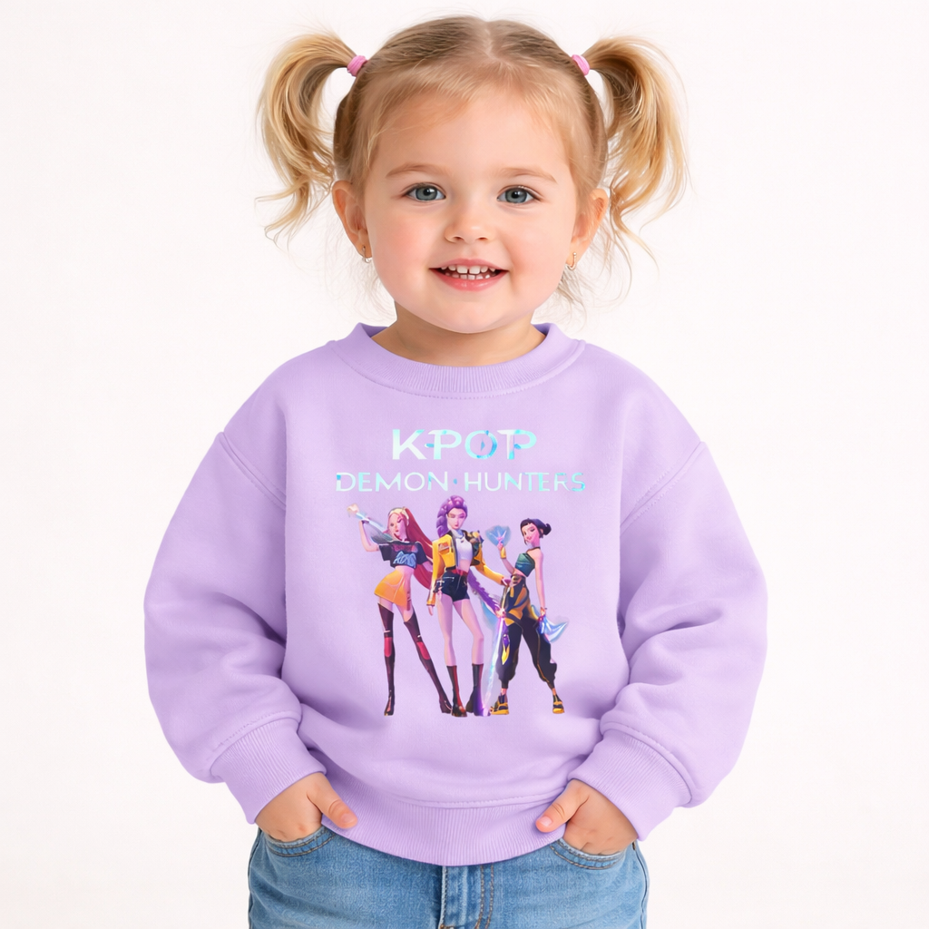 Sweatshirt KPop in Various Colors for Kids from 18 M to 7 Years