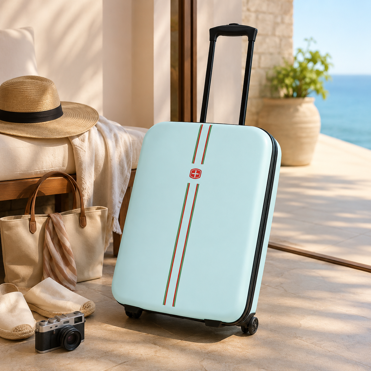 Foldable Rolling Suitcase – Collapsible Luggage