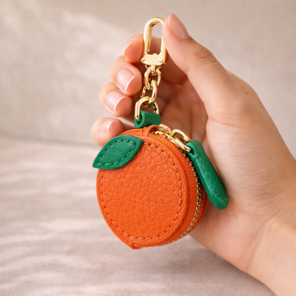 FruitPop kolekcija mini novčanika – kožni privjesak za kovanice