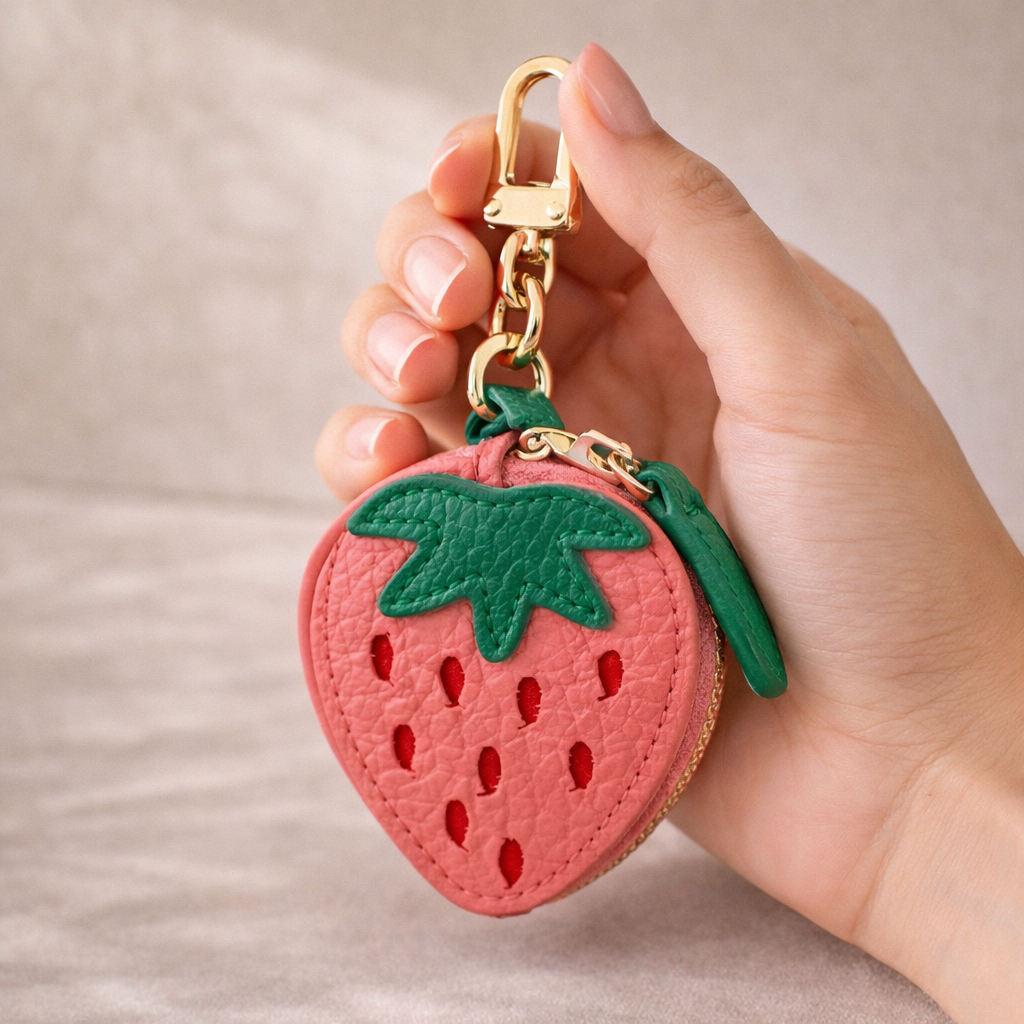 FruitPop kolekcija mini novčanika – kožni privjesak za kovanice