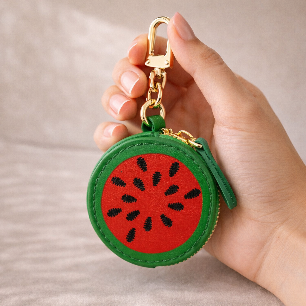 FruitPop kolekcija mini novčanika – kožni privjesak za kovanice