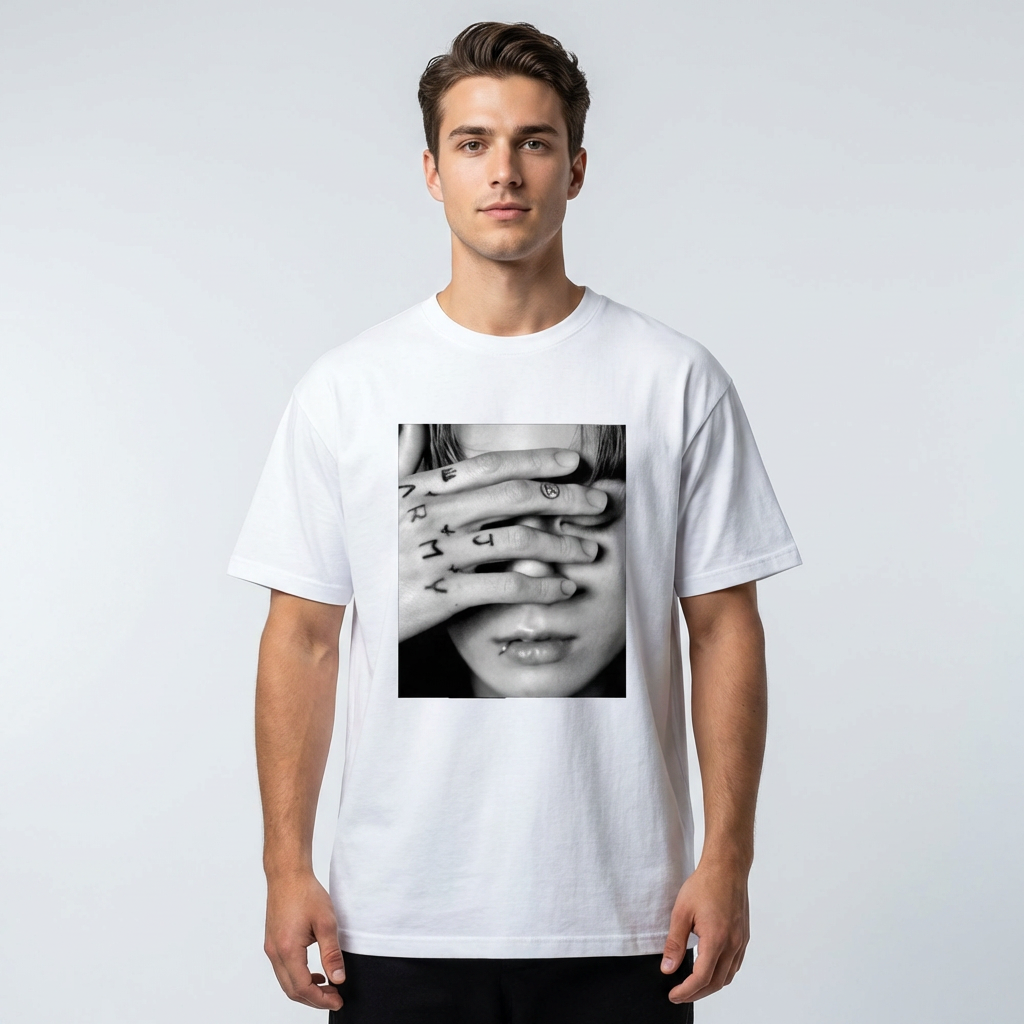 K-Pop Fan T-Shirt – Jungkook & Suga Aesthetic Tee