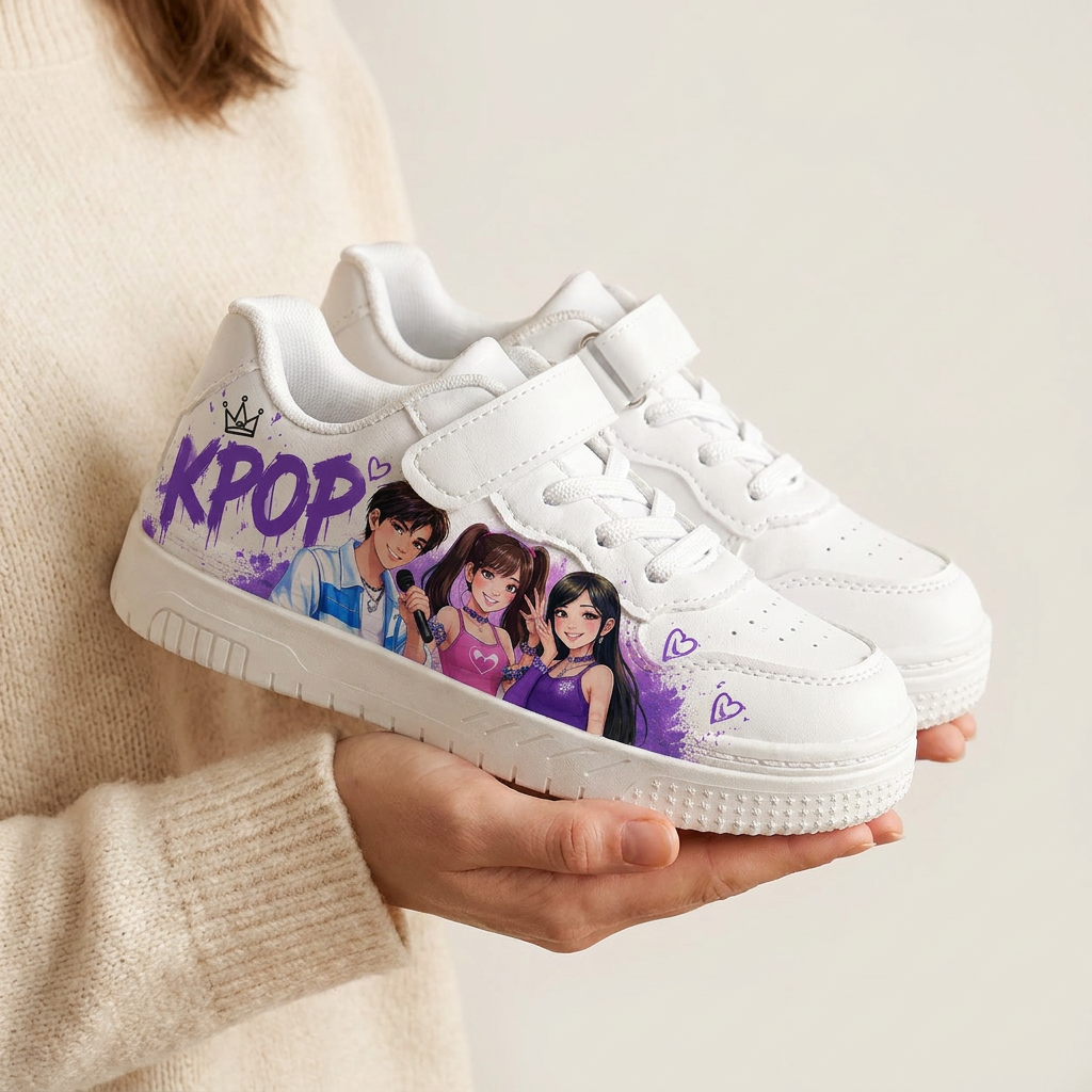 KPOP Music Sneakers Ages 2-12