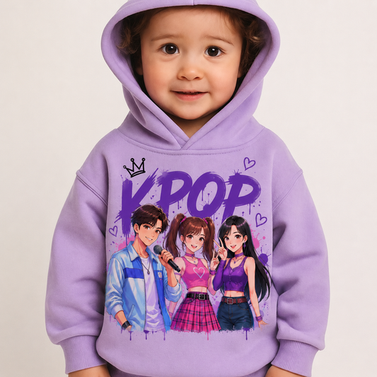 Hanorace în diverse culori, colecția KPop, pentru vârste între 3 și 14 ani