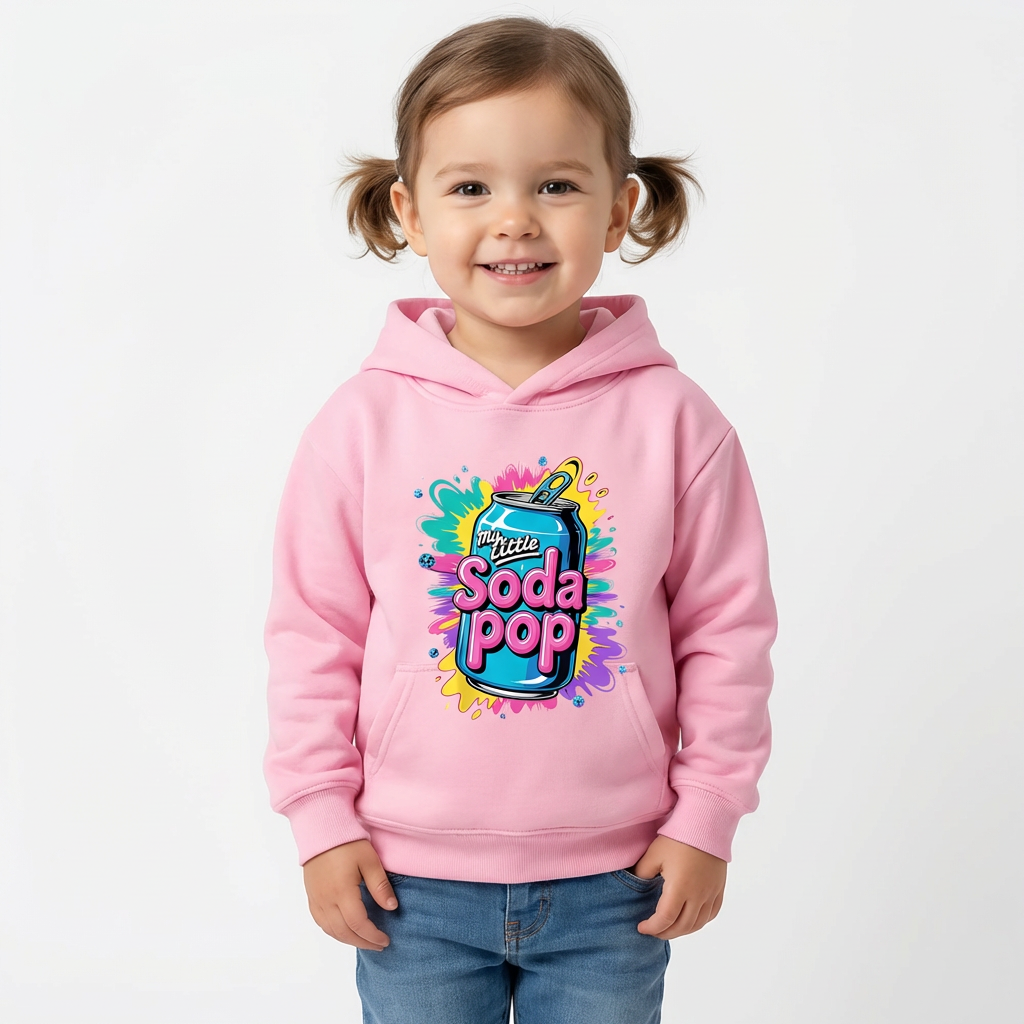 Moletom Little Soda Pop KPop para crianças de 3 a 14 anos