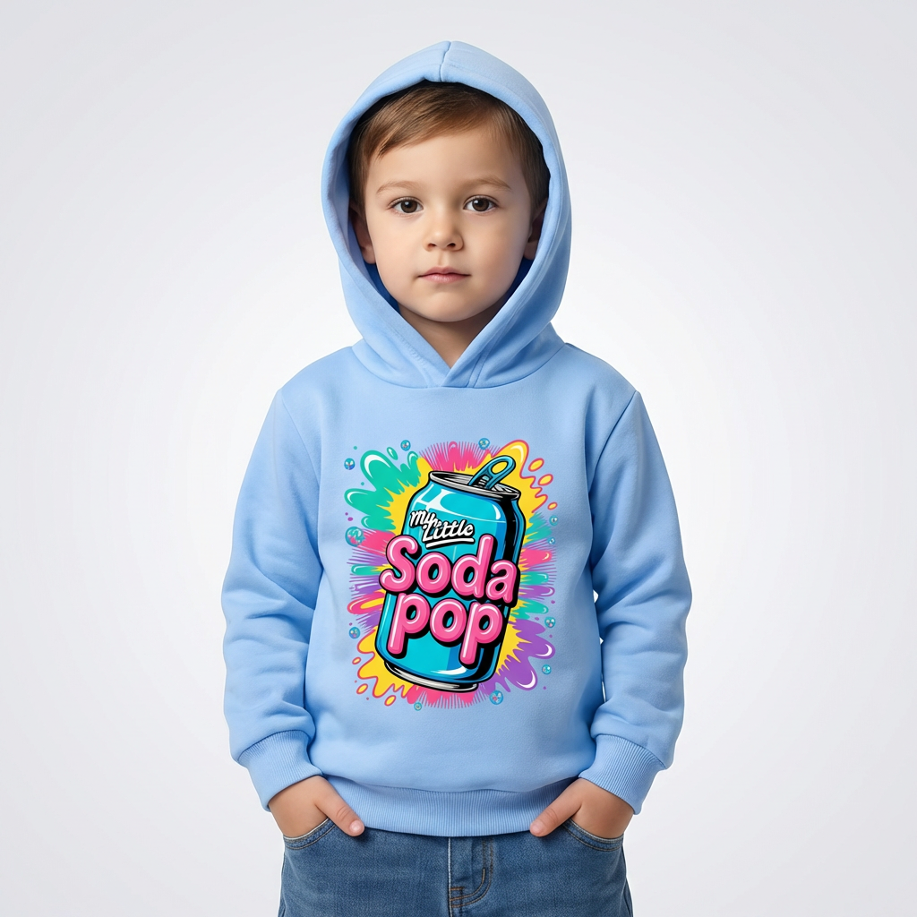 Moletom Little Soda Pop KPop para crianças de 3 a 14 anos