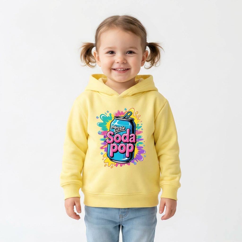 Moletom Little Soda Pop KPop para crianças de 3 a 14 anos