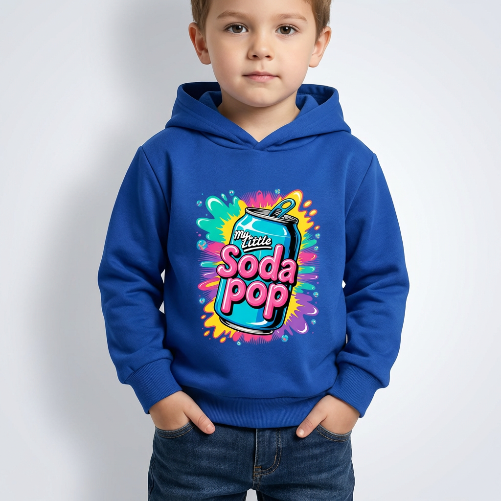 Moletom Little Soda Pop KPop para crianças de 3 a 14 anos