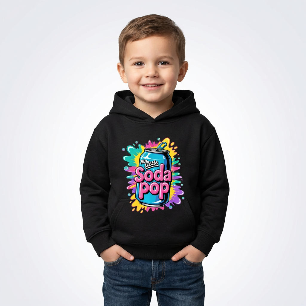 Moletom Little Soda Pop KPop para crianças de 3 a 14 anos