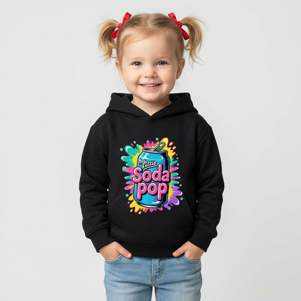 Moletom Little Soda Pop KPop para crianças de 3 a 14 anos