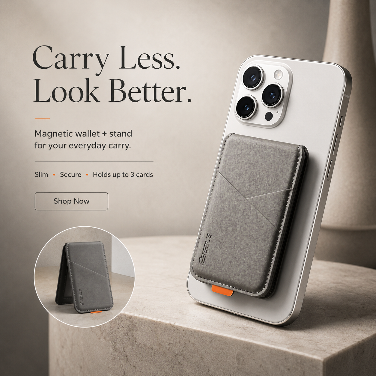 Magnetic Phone Card Holder – RFID Wallet
