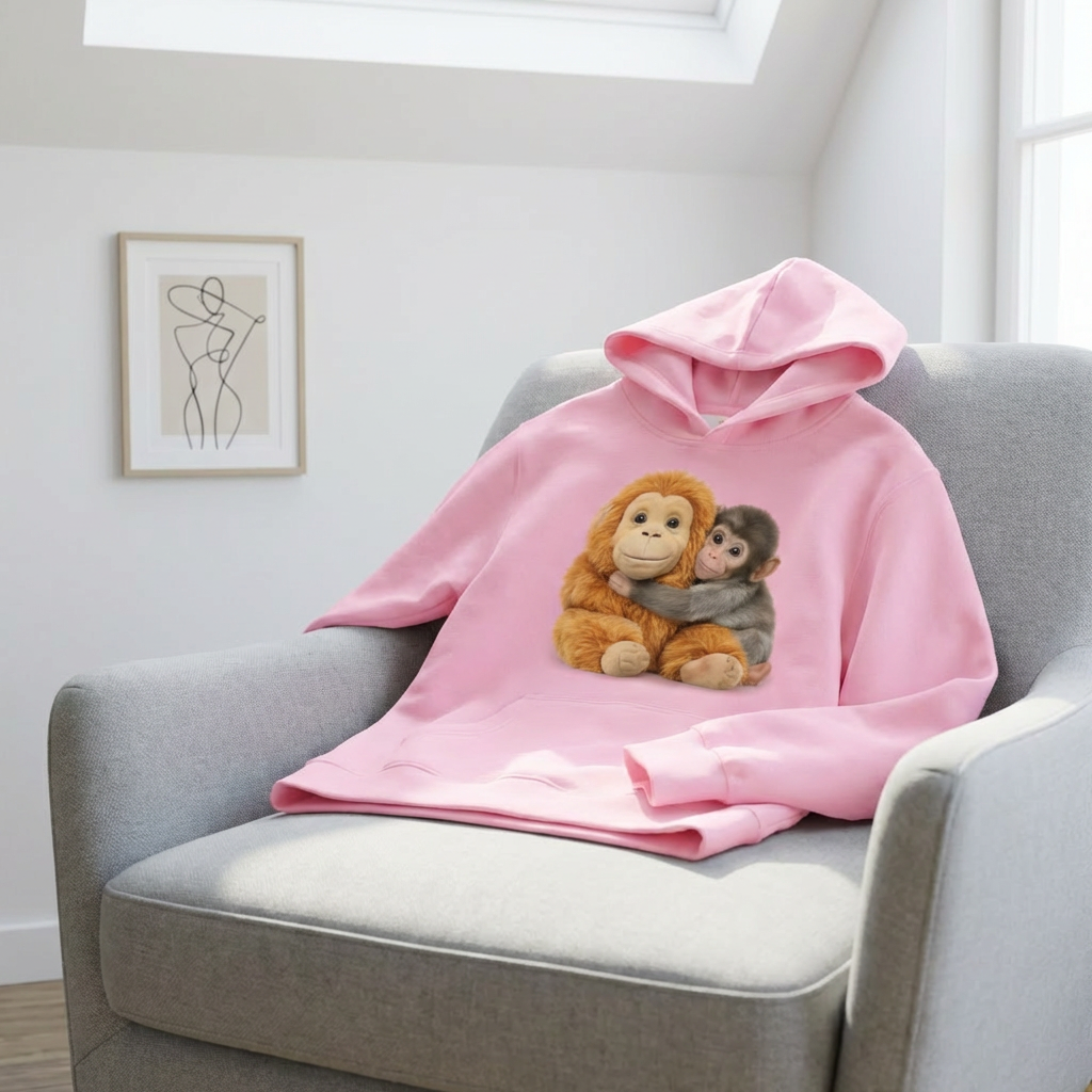 Viral Monkey Punch Sweatshirt Adult Sizes - Limited Edition