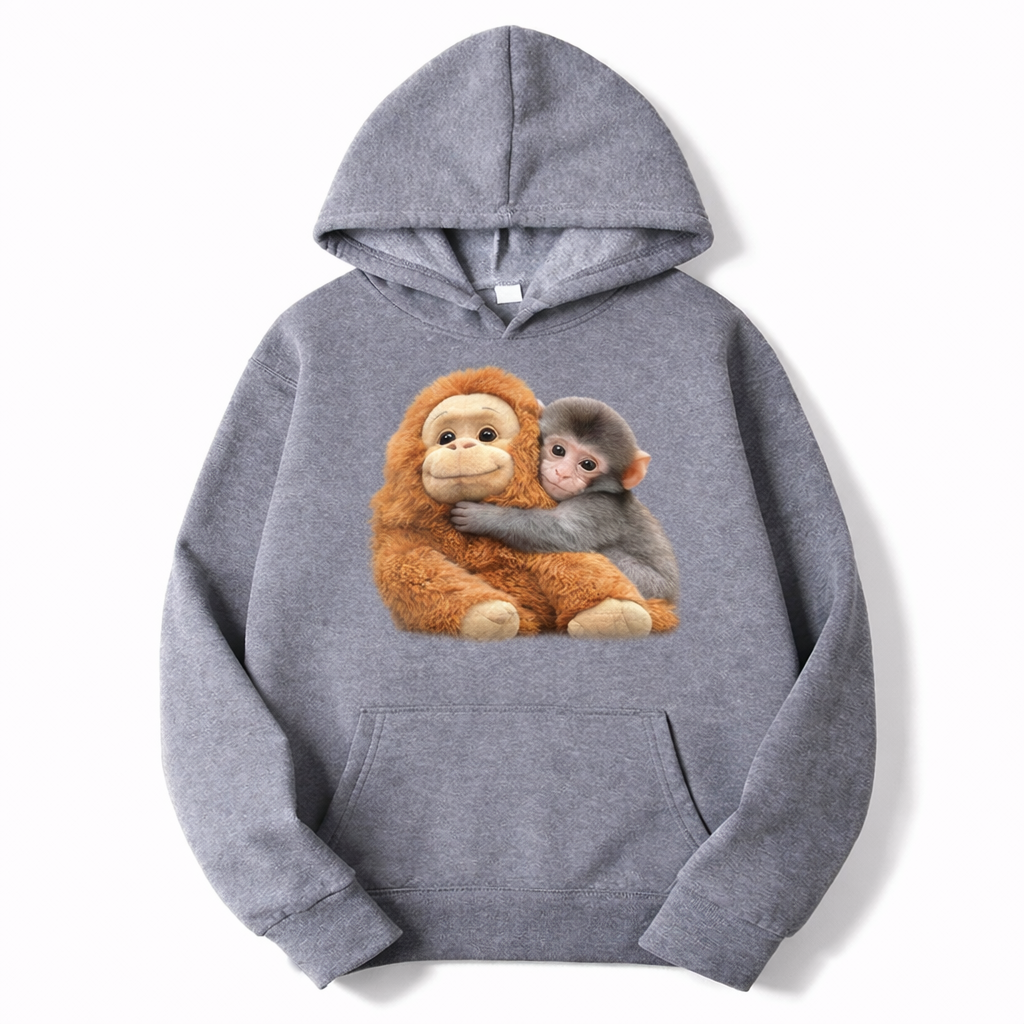 Viral Monkey Punch Sweatshirt Adult Sizes - Limited Edition
