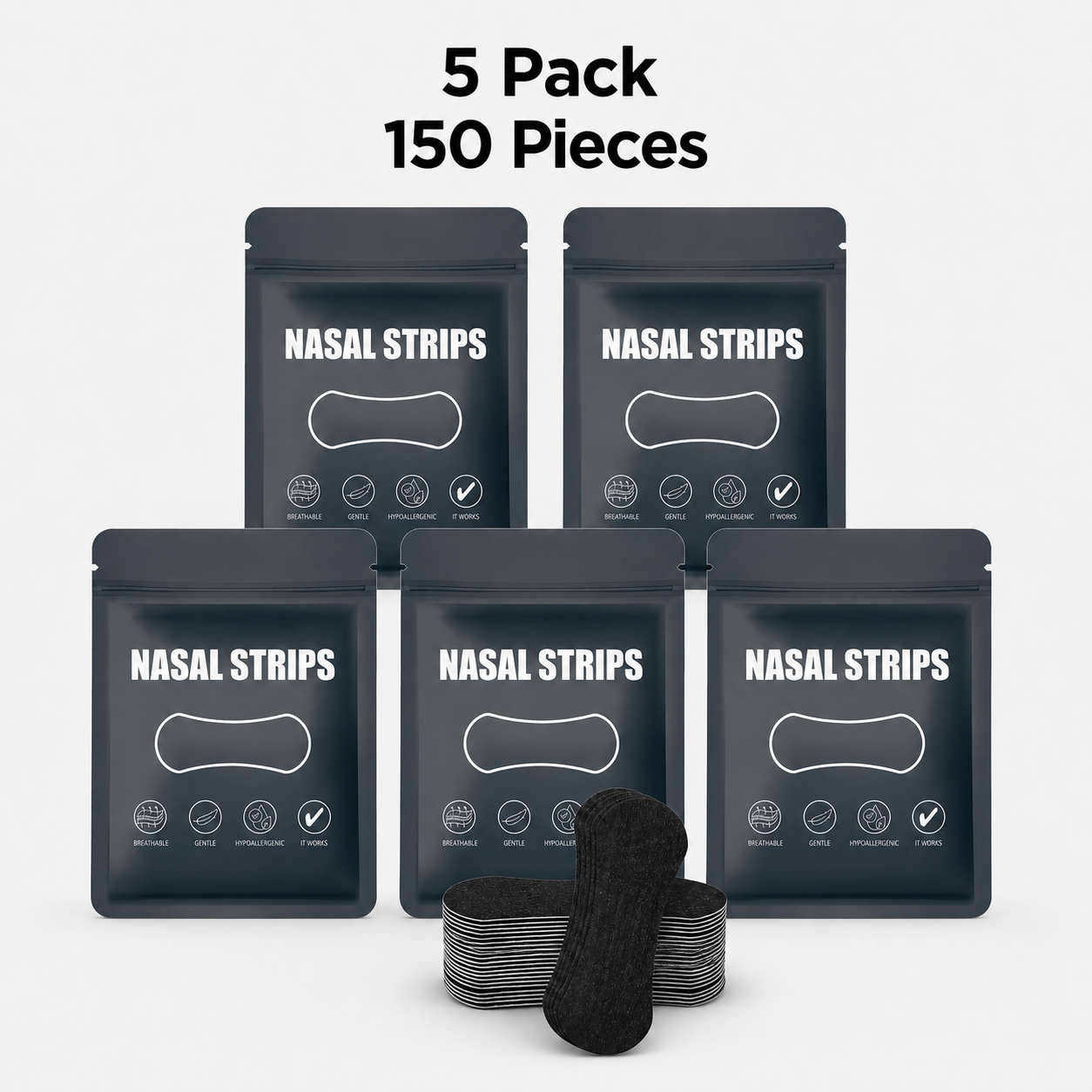 Anti-Snoring Nasal Strips – 30–150 Pieces