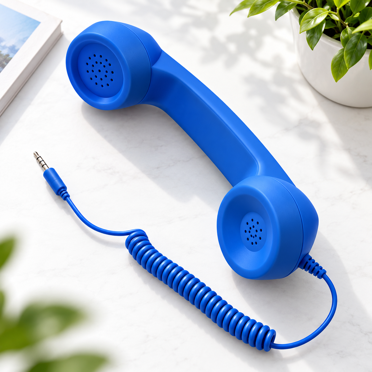 Retro Phone Handset – 3.5mm Wired Headset