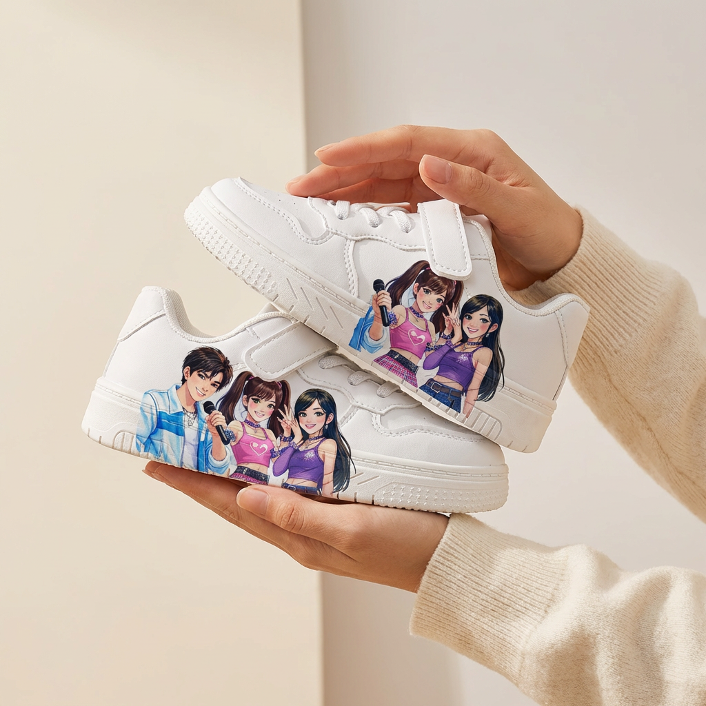 White Sneakers KPop Music Inspired Ages 2-12