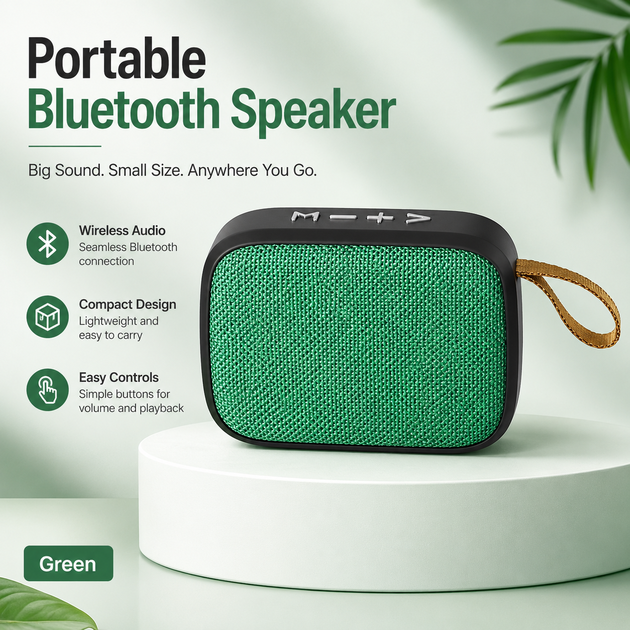 Mini přenosný Bluetooth reproduktor – venkovní bezdrátový stereo zvuk