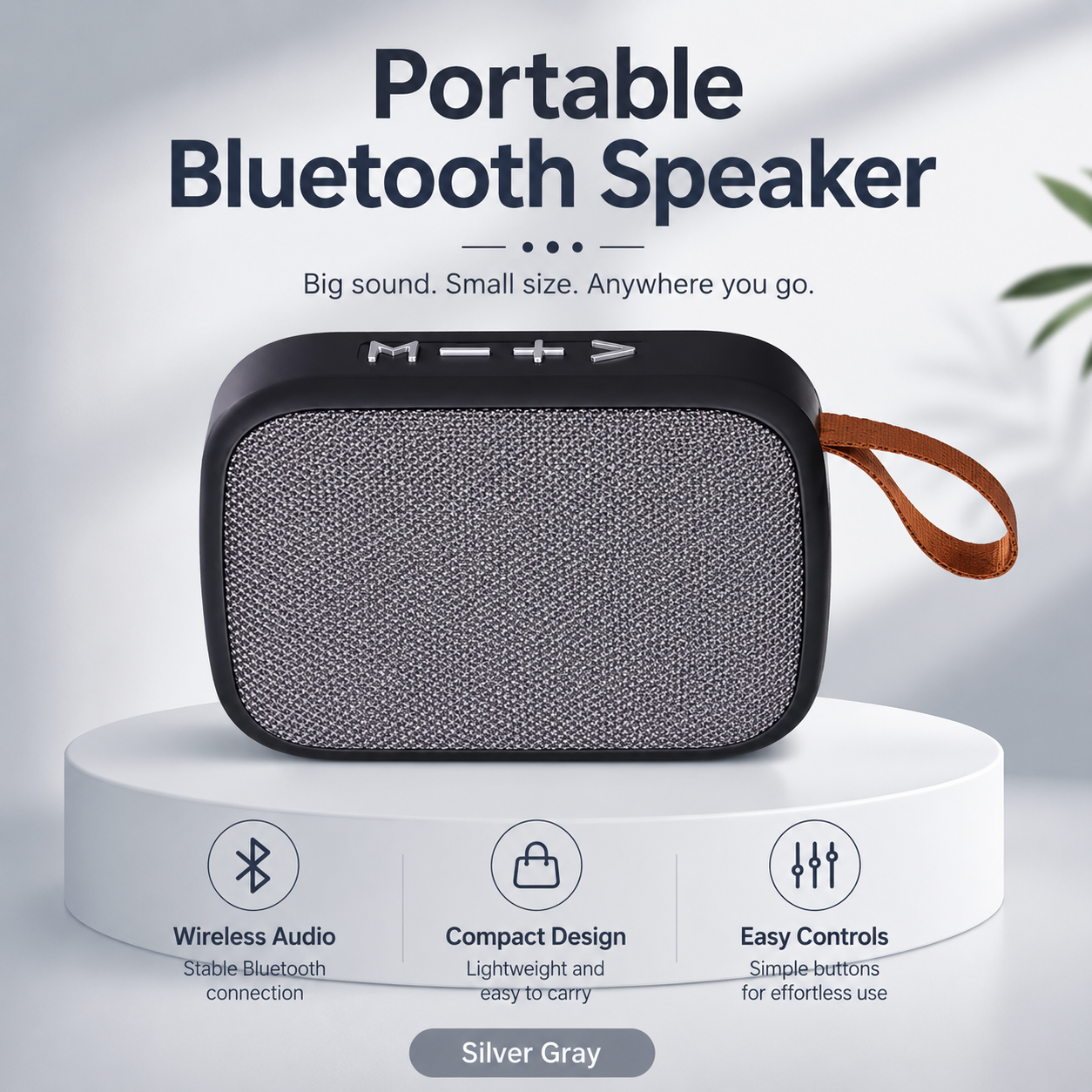 Mini přenosný Bluetooth reproduktor – venkovní bezdrátový stereo zvuk