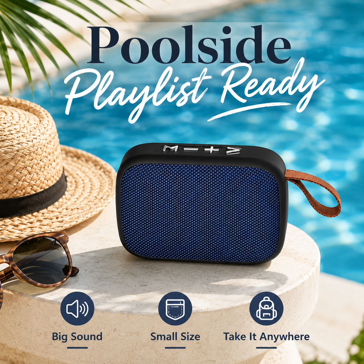 Mini přenosný Bluetooth reproduktor – venkovní bezdrátový stereo zvuk