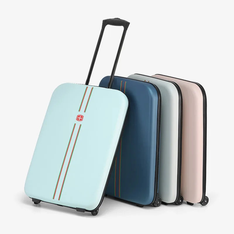 Foldable Rolling Suitcase – Collapsible Luggage