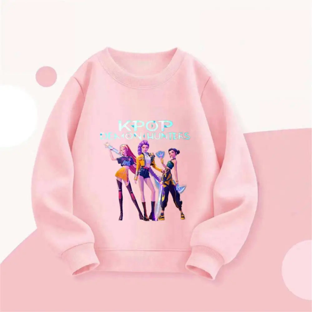 Sweatshirt KPop in Various Colors for Kids from 18 M to 7 Years