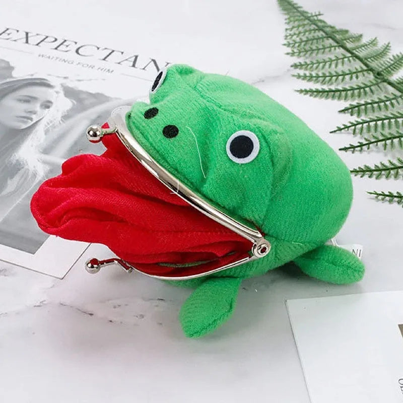 Anime Viral Plush Frog Coin Wallet
