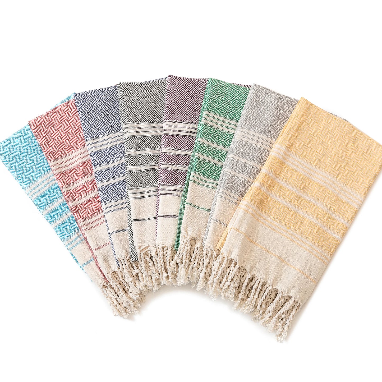 Oversized Turkish Cotton Hammam Towel – 100 × 180 cm (39.4 × 70.9 in)