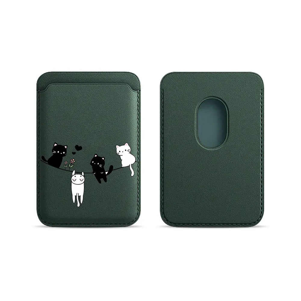 Cat Lanyard MagSafe Wallet Phone Case
