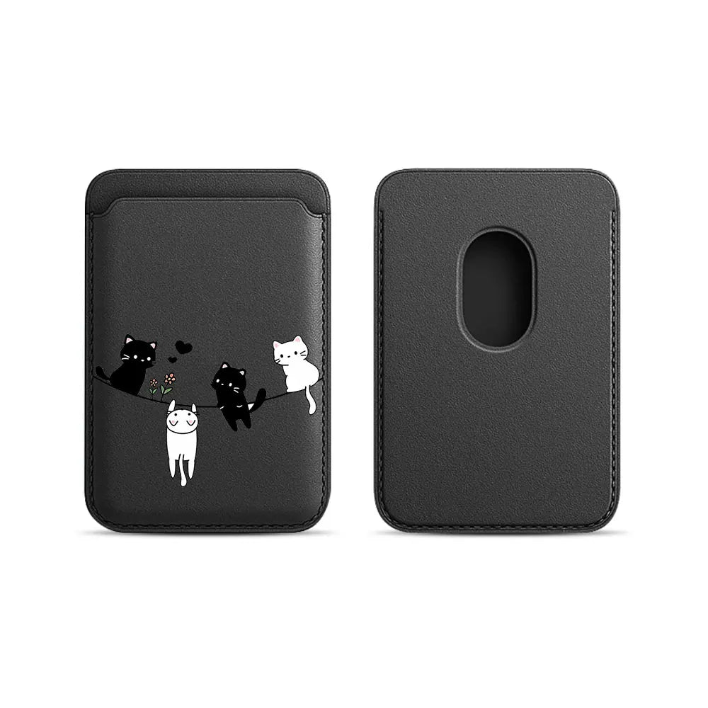Cat Lanyard MagSafe Wallet Phone Case
