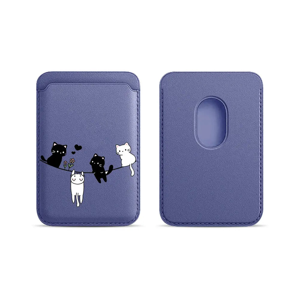 Cat Lanyard MagSafe Wallet Phone Case