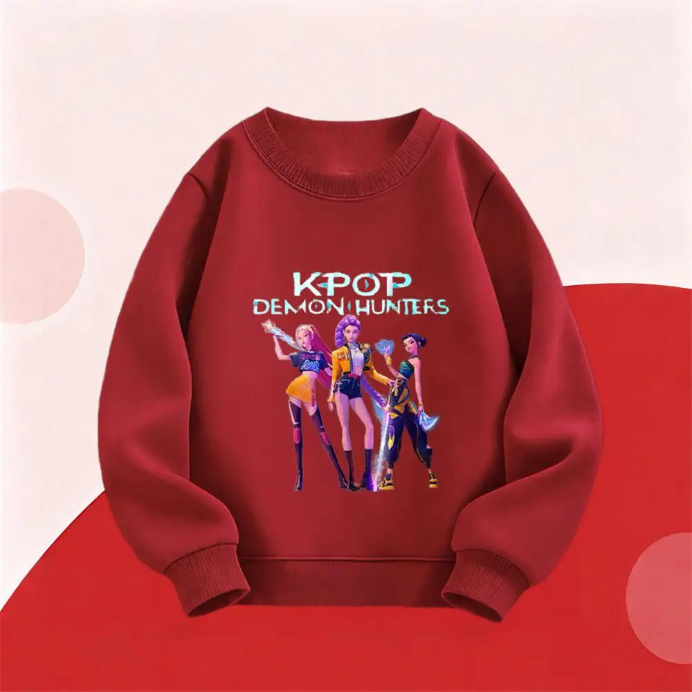 Sweatshirt KPop in Various Colors for Kids from 18 M to 7 Years