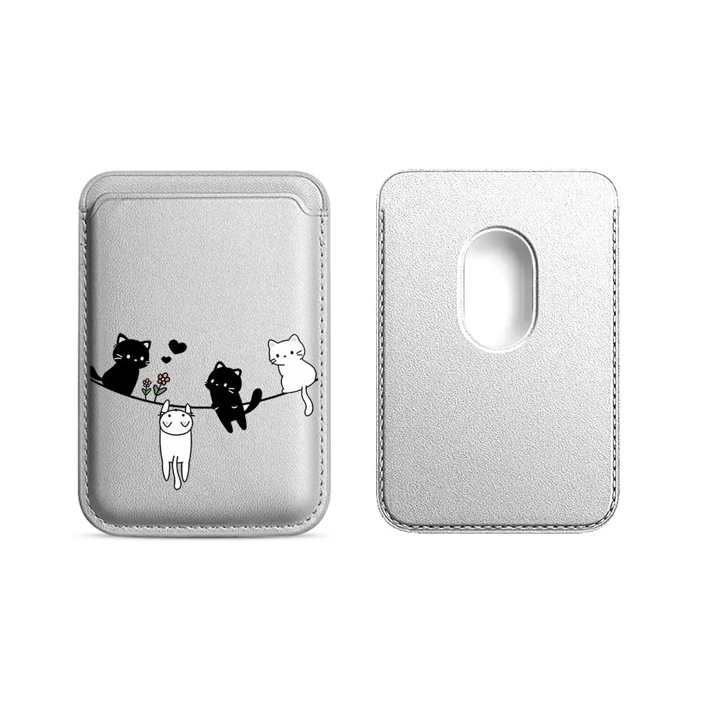 Cat Lanyard MagSafe Wallet Phone Case