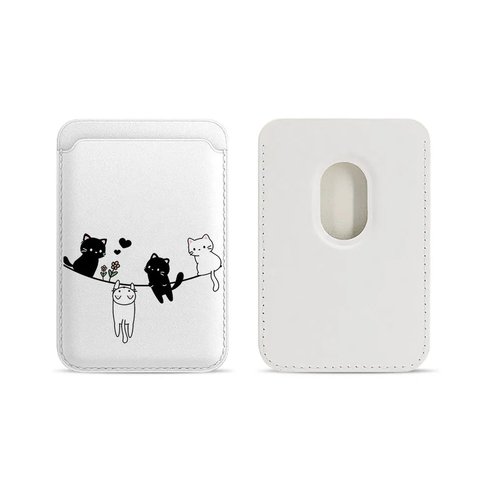 Cat Lanyard MagSafe Wallet Phone Case