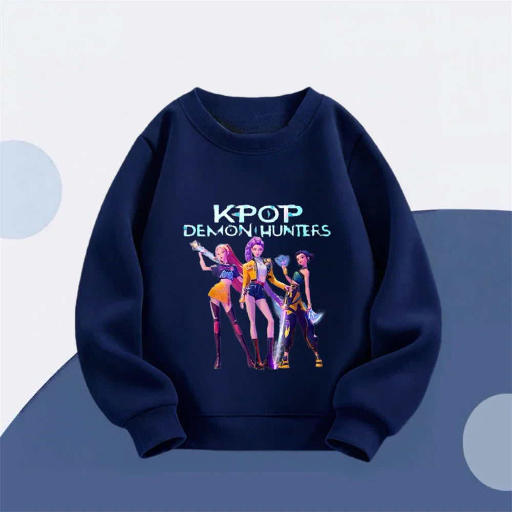 Sweatshirt KPop in Various Colors for Kids from 18 M to 7 Years