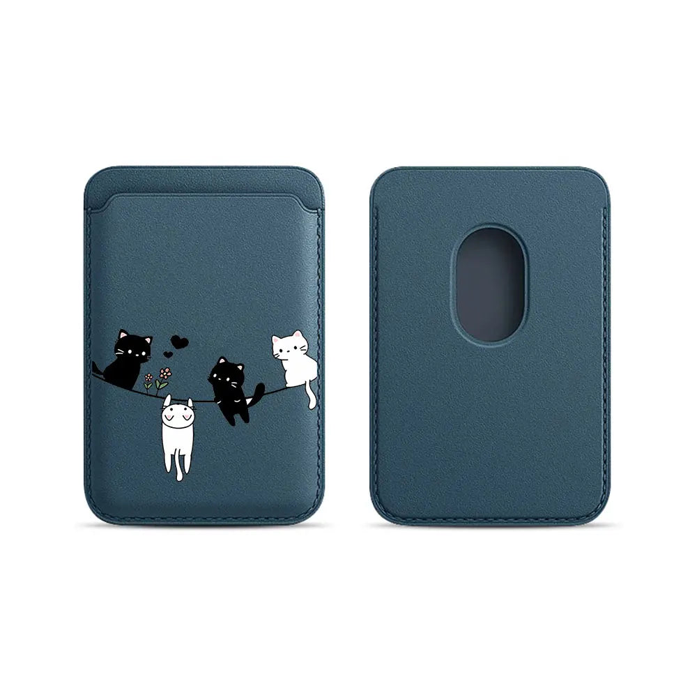 Cat Lanyard MagSafe Wallet Phone Case