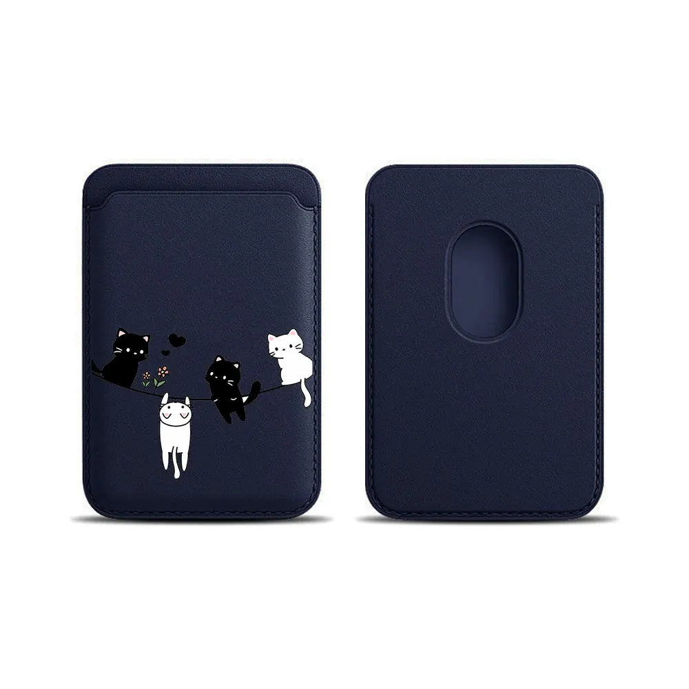 Cat Lanyard MagSafe Wallet Phone Case